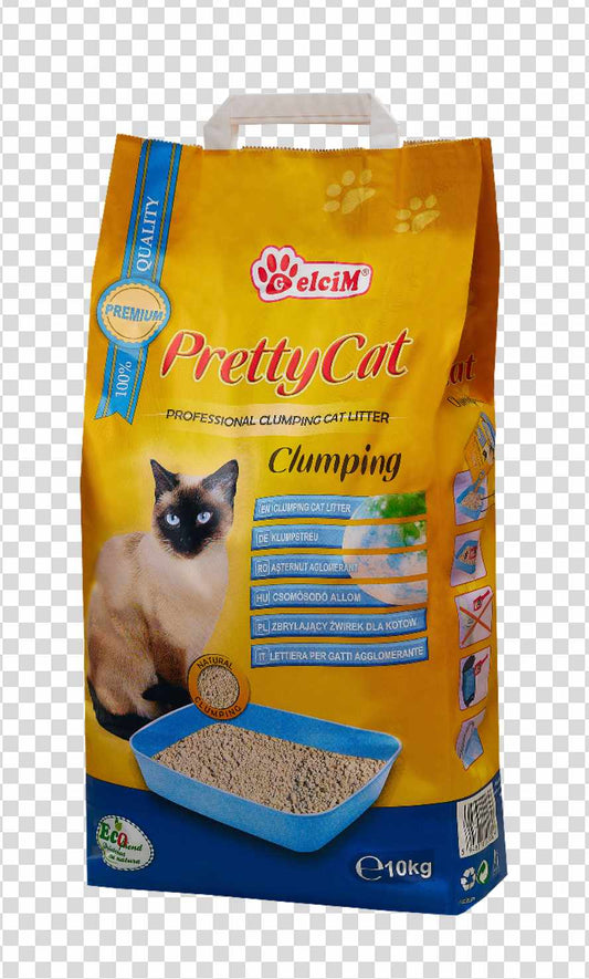 Pretty Cat Clumping Cat Litter Bentonite 10 Kg / 1 pallet /81 units not scented buy in bulk